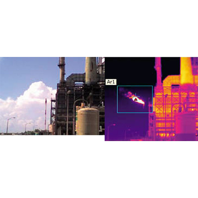 Тепловизионный мониторинг газовых факелов